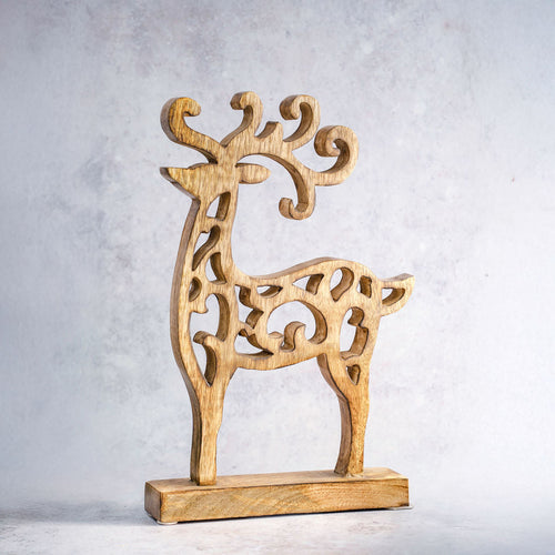 Svalbard - Giant Free Standing Decorative Reindeer