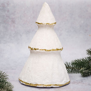 Cotton Mache Christmas Tree