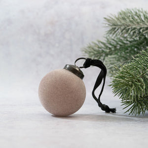 2" Smoke Velvet Bauble