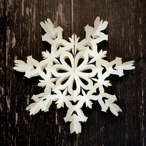 Octaris Snowflake Wall Decoration - 32cm