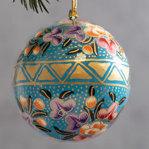 3" Blue Ternion Bauble