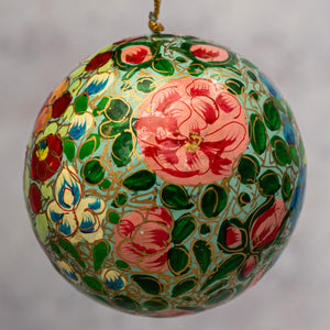3" Indian Floral 11 Christmas Bauble