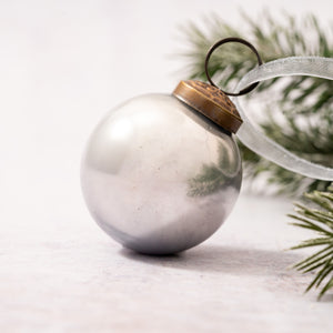 2" Smoke Pearlescent Bauble