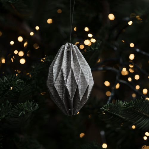 Barra Grey Paper Hanging Decoration