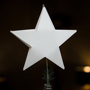 Comet White Christmas Tree Topper