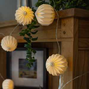 Sphere Lantern Paper String Lights