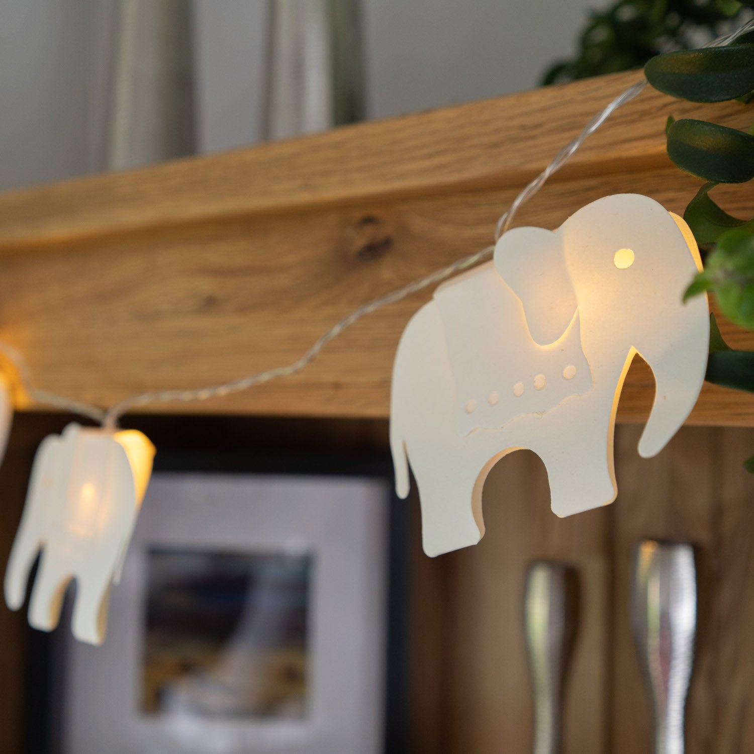 White Elephant LED Paper String Fairy Lights – Bollywood Christmas